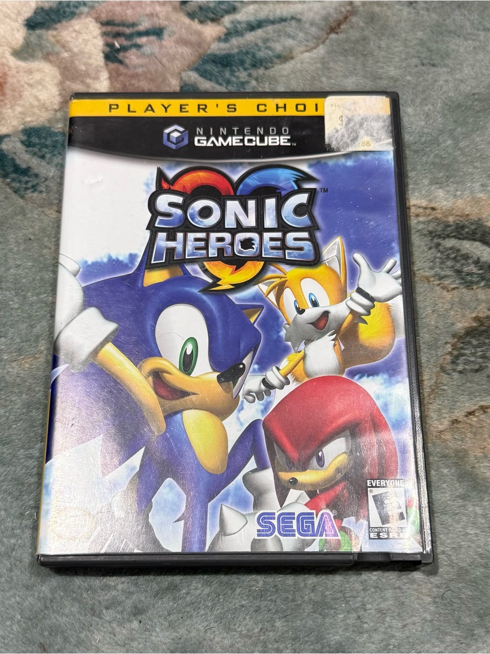 Sonic Heroes Player’s Choice game on Nintendo GameCube